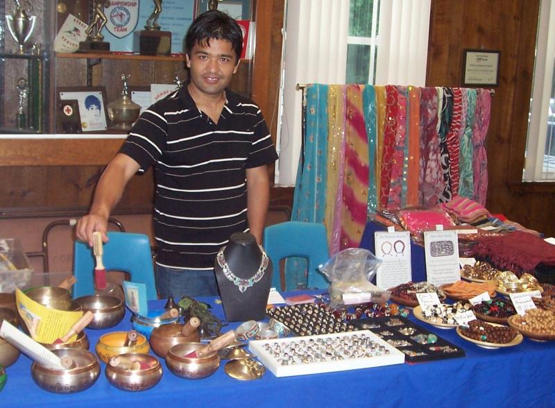 Tibet Arts.one of our many exhibitors with their wonderful assortment of ware